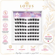 Kendinden Yapışkanlı 5d Doğal Hacimli Hazır Volume Demet Kirpik 90 Adet Mix Boy Glue Free - Asu-416