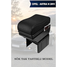 Opel Astra H 2011 Uyumlu Siyah Renk Lüks Tip Bardaklıklı Kol Dayama Küllüklü