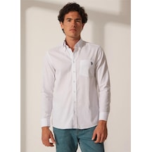 U.S. Polo Assn. Us Polo Assn Dokuma Erkek Gömlek 1576625 001