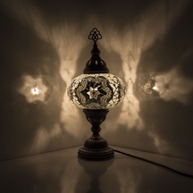 Dekoratif MOZAİK OTANTİK LAMBA OSMANLI LAMBASI