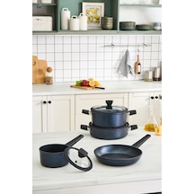 Karaca  Biodiamond Dante İndüksiyon Tabanlı 7 Parça Tencere Seti 