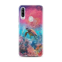 General Mobile Gm 20 Pro Kılıf Hd Resim Baskılı Kaplumbağa Stkd -065