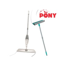Pony Süper 2'li Krem Sprey Mop Paspas Teleskopik Saplı Cam Sileceği Pony Süper 2'li Krem Sprey Mop Paspas Teleskopik Saplı Cam Sileceği