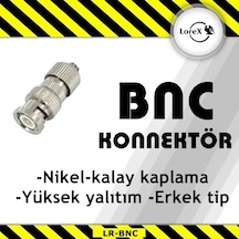 Lorex Vidalı Bnc Konnektör 100 Adet Güvenlik Kamerası Bağlantı