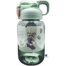 Vagonlife Kilitli Kapak Ve Kalın Pipetli 600 Ml Suluk Karışık Renk 1 Adet