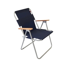 Bofigo Bahçe Sandalyesi Katlanır Sandalye Balkon Sandalyesi Lacivert