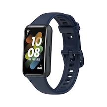 Huawei Band 7 Uyumlu Silikon Kordon Kayış Lacivert