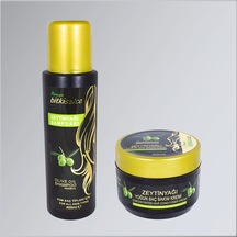 Bitkiselce Zeytinyağı Şampuanı 400 ML + Zeytinyağı Saç Kremi 250 ML