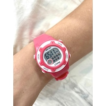 Penly Su Geçirmez Dijital Çocuk Kol Saati 8203 Model Pembe +4 Renk Kronometre-alarmlı 5atm
