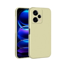Zore Redmi Note 12 Pro 5g Kılıf Nvth Premier Silikon Kapak - Gold