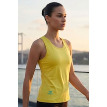 Tommy Life Limon Standart Fit Çapraz Sırt Detaylı Kadın Spor Atlet - 97296