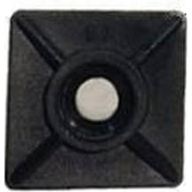 Gwest Yapışkanlı Kroşe 19mm x 19mm - Siyah - 10 Adet