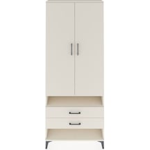 Arges Dolap 3 Raflı 2 Çekmeceli Tek Askılı 88x30x221 Aytaşı-a... Aytaşı