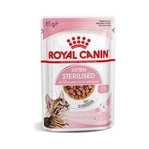 Pouch Kitten Sterilised Gravy Yavru Kedi Konservesi 6 Adet 85 Gr