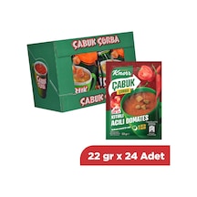 Knorr Çabuk Çorba Kıtırlı Acılı Domates 22 Gr X 24 Adet