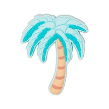 Crocs Jibbits Mavi Palm Tree Terlik Süsü 001