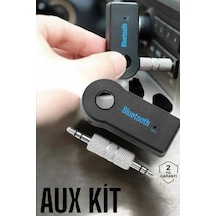 Belirtilmemiş Kablosuz Bluetooth Aux Araç Kiti Siyah Hafıza Kartlı