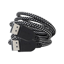 Swr3139b/93 8k 60hz Displayport 1.4 Kablo 2 Metre Örgülü Zırhlı Tasarım