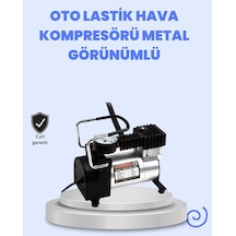 Mey İthalat Dc 12v Metal Hava Kompresörü Araç Lastik Şişirme 35l/dk