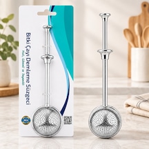 Saplı Paslanmaz Çelik Bitki Çay Demleme Süzgeç Çap 5 Cm Renkli