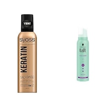 Syoss Styling Syoss Keratin Köpük, 250 Ml + Taft Köpük Volume 150 Ml