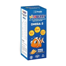Vitaberry Omega 3 Portakal Aromalı Balık Yağı Şurubu 100ml