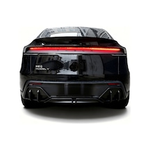 Red Lion Parts Tesla Model Y Juniper 2025-2026 Uyumlu Arka Bodykit Seti -mat Siyah Alt Lip + 2'li Difüzör Ekleri