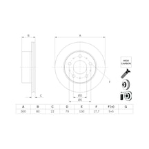 Fren Disk - Fiat Ducato - Bosch-0986479e02