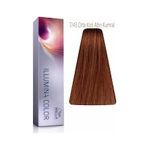 Wella İllumina Saç Boyası 7.43 Orta Kızıl Altın Kumral