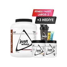 Just Nutrition Fitness Paketi - Large 2 + 3 Hediye Protein Tozu + Bcaa + Kreatin Çikolata Aromalı