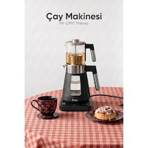 Fressi Dijital Standlı 12 Saat Sıcak Tutma Ayarlı Cam Çay Makinesi Cm17 Theora