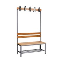 Ayakkabılıklı 4 Ayaklı Tek Taraflı Bank, 5 Kanca, 100x43x170 Cm, Spor Bankı