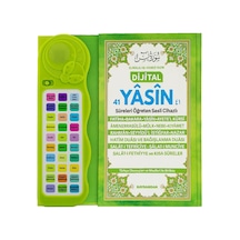 Sesli Yasini Şerif Ögreten Cihaz Sesli Yasin Kitaplı Yeşil