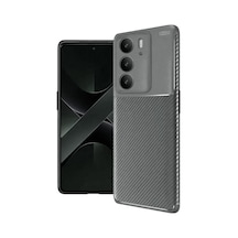 Newface Realme C75 4g Auto Focus Karbon Kapak - Gri gri