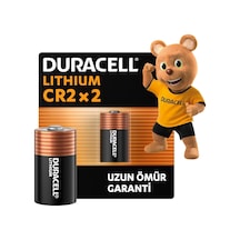 Duracell Cr2 Yüksek Güçlü Lityum Pil 2'li Paket 3v Cr15h270 Uzun Kullanım Ömrü li Alarm Sistem