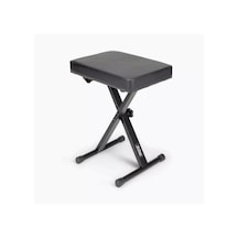 On Stage Kt7800 Klavye Ve Piyano Taburesi Orta Seviye - Katlanabilir X-tabure 3 Kademeli Yükseklik Ayarı, Kalın Minderli Oturma Alanı, Kaymaz Kauçuk Ayaklar Ölçüler: Maksimum Yükseklik 500 Mm