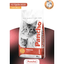 Pancho Tavuklu Yetişkin Kedi Maması 15 KG