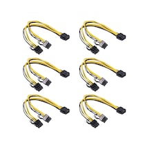 Suntek Pcı Express 8pin'den 2x 8pin'e 6+2 Güç Kaynağı Kablo
