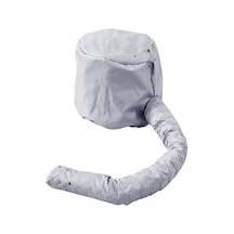 Fosenze Isıtmalı Saç Kurutma Şapkası - Gümüş Renk, El Yapımı Saç Bakım Aksesuarı Gümüş