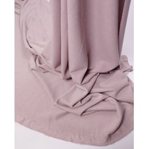 Küllü Açık Pembe Kaşkorse Örme Kumaş Esnek Yumuşak Bluzluk En: 120cm-11961