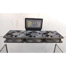 Termostatlı Akvaryum Soğutucu Fan 3lü Set