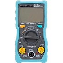Toolfıx Tf-c1 True Rms Dijital Ölçü Aleti Ncv Özellikli Mini Cep Tipi Multimetre