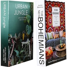 2'li Bohem / Jungle Dekoratif Kitap Kutu