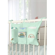 Bebek Beşik Yanı Organizer 6 Cepli Pratik Organizer Mint