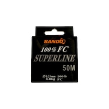 Bando Süperline %100 Fluorocarbon Olta Misinası 0.55 Mm