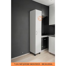 Kapaklı Çok Amaçlı Dolap Diken Mutfak Dolabı Erzak Dolabı Kiler Dolabı Beyaz Beyaz