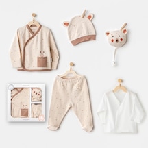 Melonika Adventurous Bear 5'li Hastane Çıkışı Beige Çok Renkli