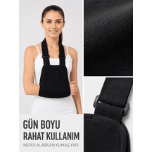 Ortopedik Kol Askısı Ayarlanabilir Boyun Askılı Kol Destek Aparatı Siyah Çok Renkli