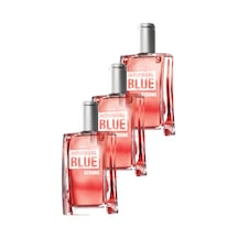 Individual Blue Strong Erkek Parfüm Edt 100 Ml. Üçlü Paket Aromatik