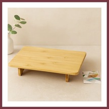 Storeşahin Bambu Ahşap Dikdörtgen Sunum Panosu 32.5x21.5 Cm Ayaklı 5 Cm Shn0720